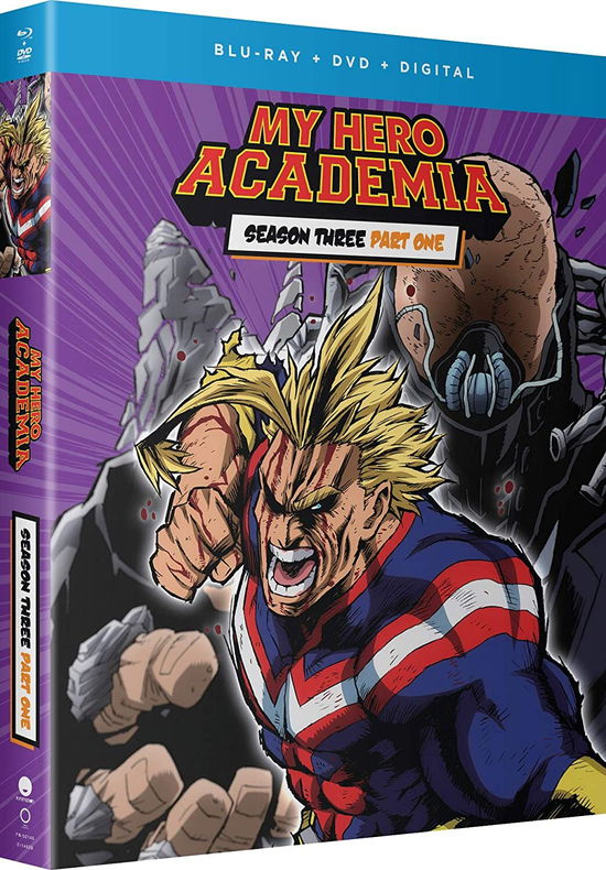 My Hero Academia: Season 3 Part 1 - Blu-ray - Elokuva - FOREIGN, ANIME, ACTION, ANIMATION, COMED - 0704400021459 - tiistai 7. toukokuuta 2019