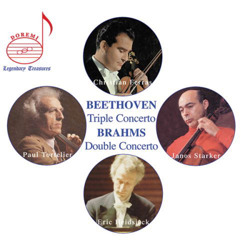 Triple & Double Concertos - Beethoven / Brahms / Ferras / Tortelier / Starker - Musik - DRI - 0723721341459 - 12. februar 2008