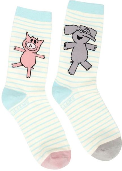 Elephant Piggie Socks Sm -  - Bøger - OUT OF PRINT USA - 0752489577459 - 1. august 2020