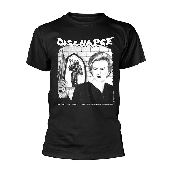 Cover for Discharge · Warning (T-shirt) [size L] (2023)