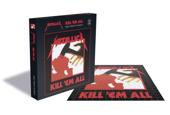 Kill 'Em All (500 Piece Jigsaw Puzzle) - Metallica - Brætspil - ROCK SAW PUZZLES - 0803343234459 - 27. september 2019