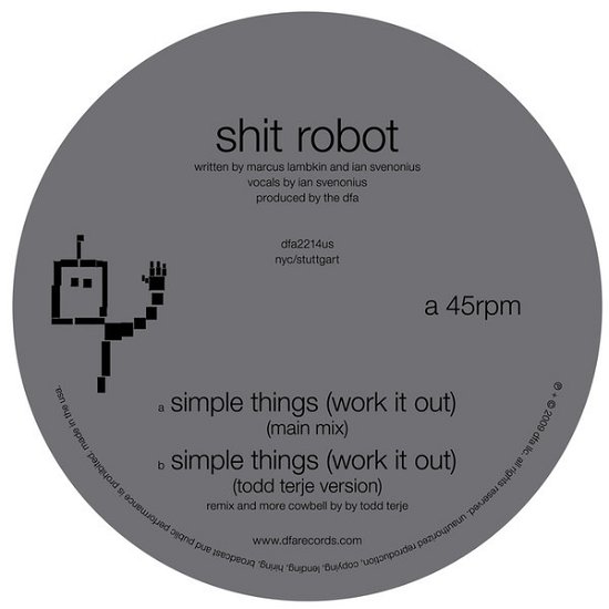 Cover for Shit Robot · Simple Things (LP) [Uk Sergio Santiago edition] (2009)