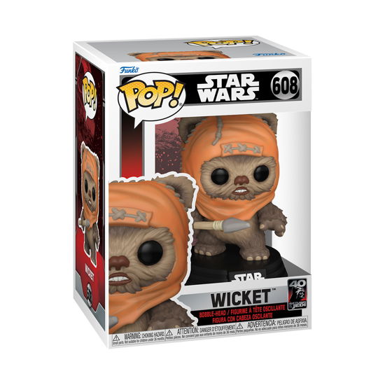 Return of the Jedi 40th - Wicket - Funko Pop! Star Wars: - Merchandise - Funko - 0889698707459 - 4. maj 2023