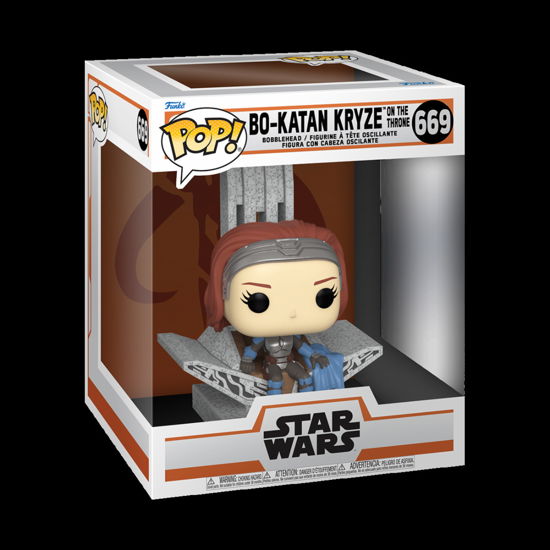 Star Wars: the Mandalorian - Bo Katan W/throne - Funko Pop! Deluxe: - Merchandise - Funko - 0889698765459 - 13. december 2023