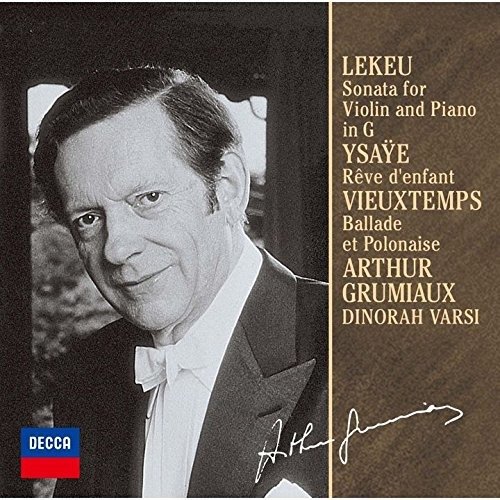 Cover for Arthur Grumiaux · Lekeu: Violin Sonata / Ysaye: Reve D'enfant (CD) (2021)