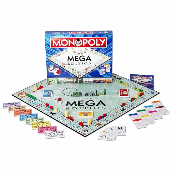 Monopoly The Mega Edition Boardgames - Monopoly The Mega Edition Boardgames - Jogo de tabuleiro - ABGEE - 5053410002459 - 