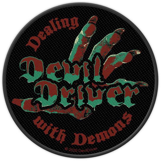 DevilDriver Standard Woven Patch: Dealing With Demons - Devildriver - Gadżety -  - 5056365709459 - 