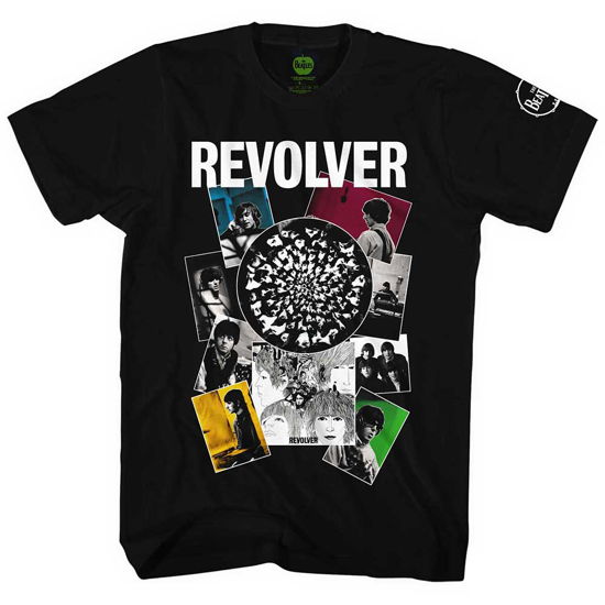 Cover for The Beatles · The Beatles Unisex T-Shirt: Revolver Montage (T-shirt) [size L]