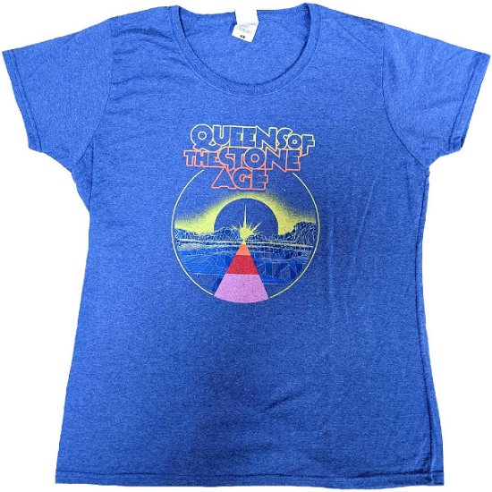 Queens Of The Stone Age Ladies T-Shirt: Warp Planet (Ex-Tour) - Queens Of The Stone Age - Merchandise -  - 5056561068459 - 