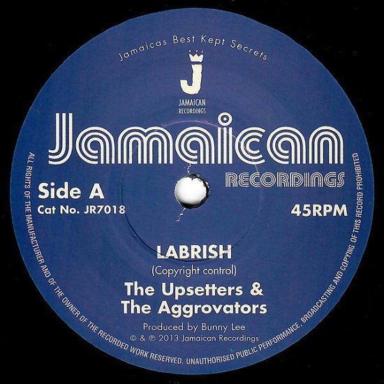 Cover for Upsetters / Aggrovators / Cornell Campbell · Labrish / Power Pressure (7&quot;) (2023)