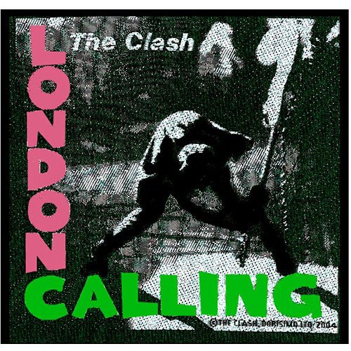 The Clash Standard Woven Patch: London Calling - Clash - The - Merchandise - PHD - 5060185010459 - 19. august 2019