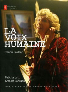 Poulenc: La Voix Humaine - Lott / Johnson - Films - CHAMPS HILL - 5060212590459 - 1 avril 2013