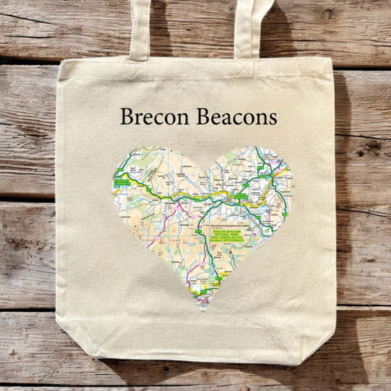 Cover for OS Map Premium Canvas Tote Bag - Brecon Beacons National Park (MERCH) (2025)