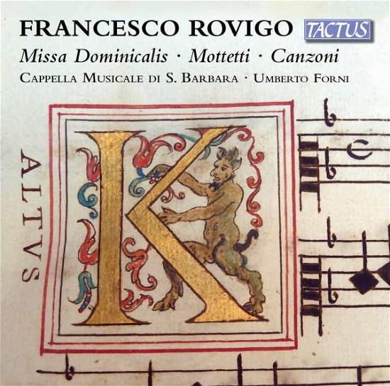 Cover for Rovigo / Cappella Musicale Di S. Barbara / Forni · Missa Dominicalis - Mottetti - Canzoni (CD) (2016)