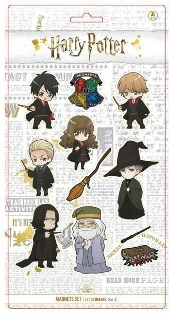 HARR POTTER - Cute Characters - Magnets Set - Keychain - Merchandise -  - 8435450232459 - January 15, 2020