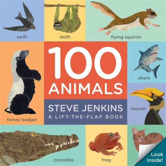 100 Animals Board Book: Lift-the-Flap - Steve Jenkins - Books - HarperCollins Publishers Inc - 9780358105459 - April 12, 2021