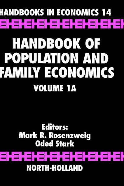 Cover for M R Rosenweig · Handbook of Population and Family Economics - Handbook of Population and Family Economics (Hardcover Book) (1997)