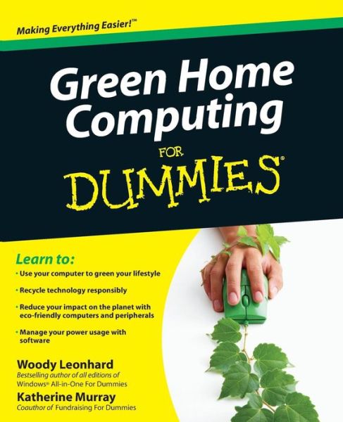 Cover for Leonhard, Woody (Phuket Island, Thailand) · Green Home Computing For Dummies (Paperback Book) (2009)