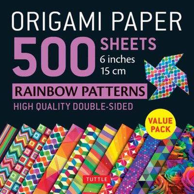 Origami Paper 500 sheets Rainbow Patterns 6 inch (15 cm) - Tuttle Publishing - Böcker - Tuttle Publishing - 9780804851459 - 1 oktober 2019