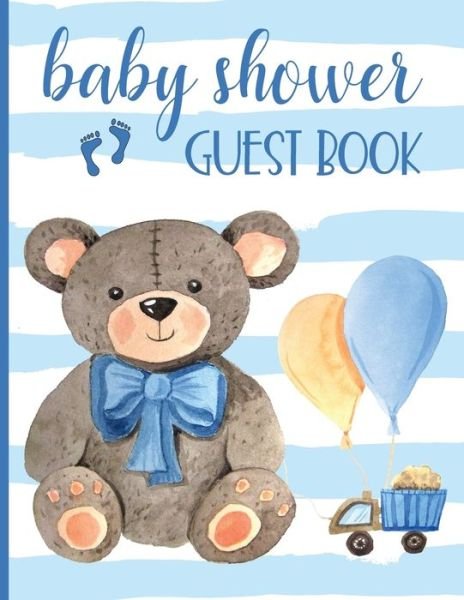 Cover for HJ Designs · Baby Shower Guest Book (Paperback Book) (2019)