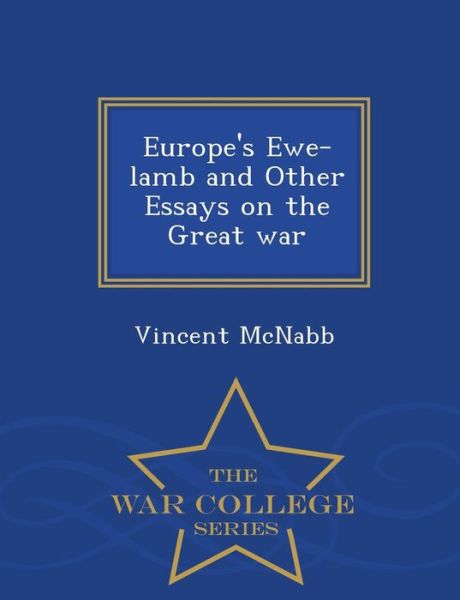 Cover for Vincent Mcnabb · Europe's Ewe-lamb and Other Essays on Th (Paperback Book) (2015)