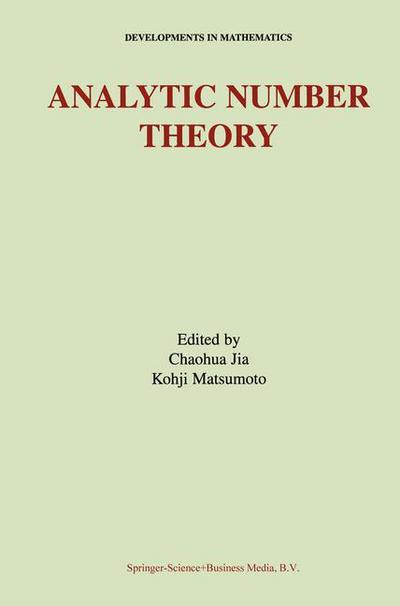 Cover for Chaohua Jia · Analytic Number Theory - Developments in Mathematics (Hardcover Book) [2002 edition] (2002)