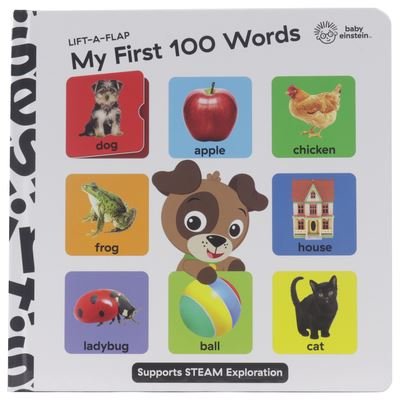 Cover for Pi Kids · Baby Einstein: My First 100 Words (Hardcover Book) (2022)
