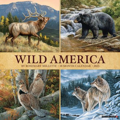 Wild America 2025 12 X 12 Wall Calendar (Calendar) (2024)