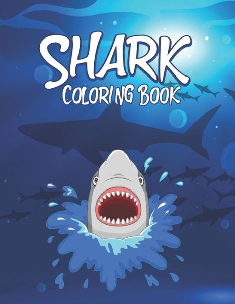 Cover for Platinum Press · Shark Coloring Book (Paperback Book) (2019)