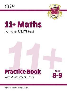 Cover for CGP Books · 11+ CEM Maths Practice Book &amp; Assessment Tests - Ages 8-9 (Paperback Bog) [With Online edition] (2024)