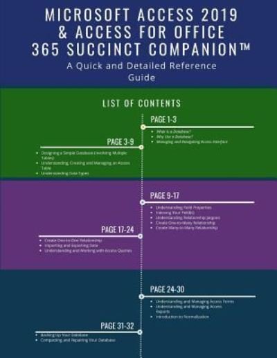 Cover for Succinct Companion · Microsoft Access 2019 &amp; Access for Office 365 Succinct Companion (Pocketbok) (2018)