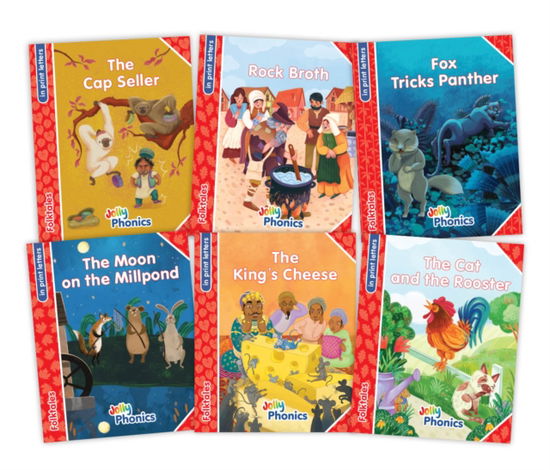 Cover for Emily Guille-Marrett · Jolly Phonics Folktales Red Readers (Level 1) Complete Set (1-6): In Print Letters (Paperback Book) [American English edition] (2024)