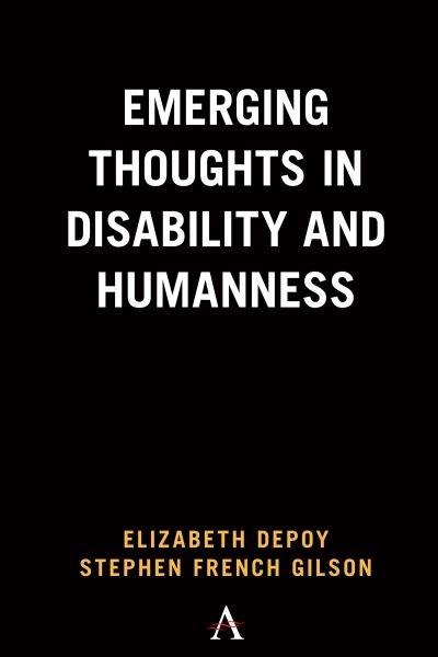 Cover for Elizabeth DePoy · Emerging Thoughts in Disability and Humanness (Gebundenes Buch) (2022)
