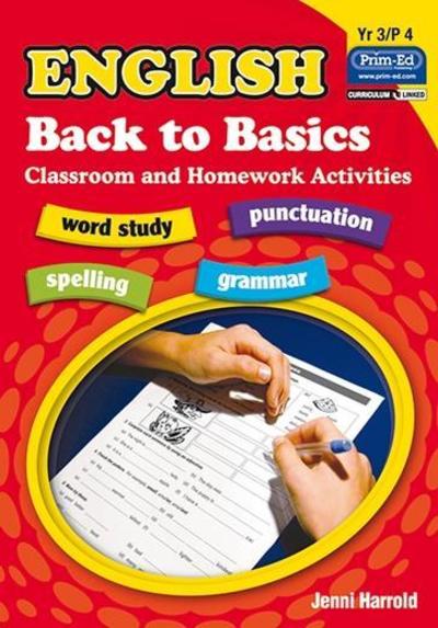 English Homework: Back to Basics Activities for Class and Home - Jenni Harrold - Books - Prim-Ed Publishing - 9781846542459 - August 1, 2010