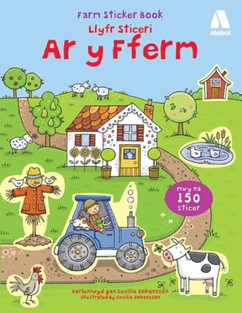 Cover for Sam Taplin · Llyfr Sticeri ar y Fferm / Farm Sticker Book (Pocketbok) [Bilingual edition] (2019)