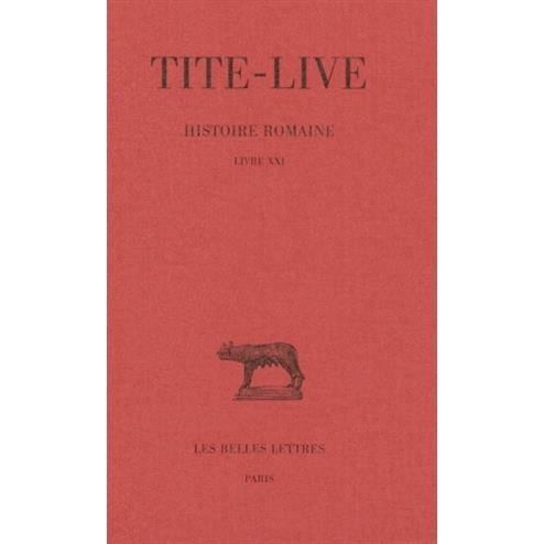 Cover for Tite-live · Histoire Romaine (Collection Des Universites De France Serie Latine) (French Edition) (Paperback Book) [French edition] (1988)