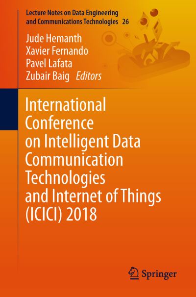 Cover for International Conference on Intelligent Data Communication Technologies and Inte (Book) [1st ed. 2019 edition] (2019)