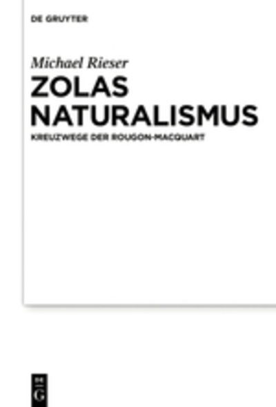 Cover for Rieser · Zolas Naturalismus (Book) (2018)