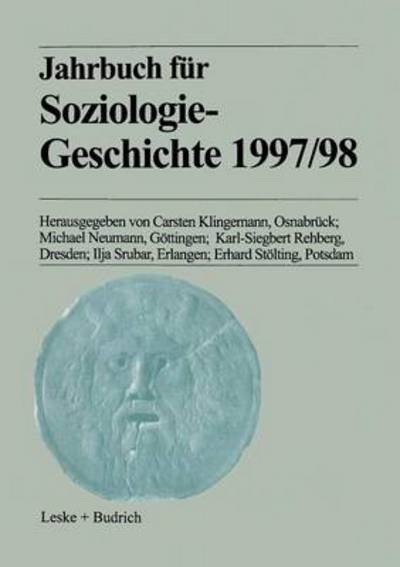 Cover for Carsten Klingemann · Jahrbuch Fur Soziologiegeschichte 1997/98 (Paperback Book) [2001 edition] (2012)