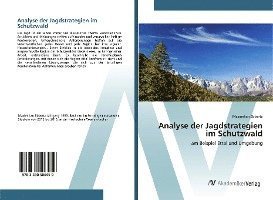 Cover for Ebbertz · Analyse der Jagdstrategien im S (Bog)