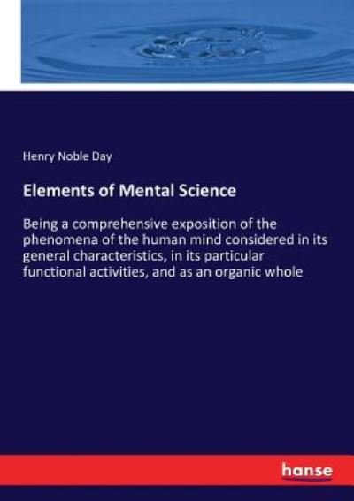 Cover for Day · Elements of Mental Science (Bok) (2017)