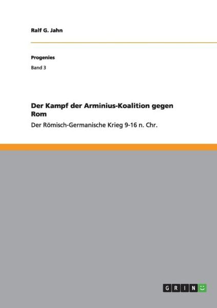 Cover for Ralf G. Jahn · Der Kampf Der Arminius-koalition Gegen Rom (Paperback Book) [German edition] (2012)