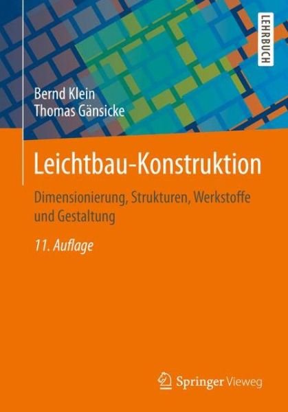 Cover for Klein · Leichtbau Konstruktion (Book) (2019)