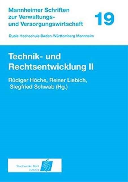 Cover for H  Che  R  Diger · Technik und Rechtsentwicklung II (Book) (2015)