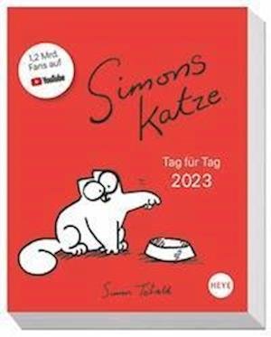 Simons Katze Tagesabreißkalender 2023 - Simon Tofield - Merchandise - Heye - 9783840191459 - 3. maj 2022