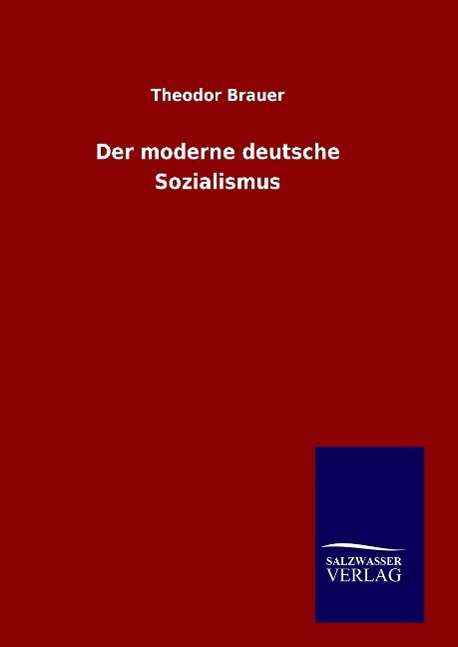 Cover for Theodor Brauer · Der Moderne Deutsche Sozialismus (Gebundenes Buch) (2015)