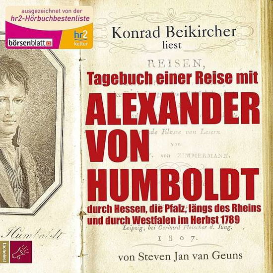 Cover for Steven Jan Geuns · Tagebuch einer Reise mit Alexander von Humboldt (CD) (2011)