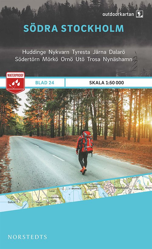 Cover for Norstedts · Outdoorkartan: Södra Stockholm (Hardcover bog) (2015)