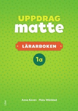 Cover for Mats Wänblad · Uppdrag Matte: Uppdrag Matte 1A Lärarbok (Spiralbog) (2017)