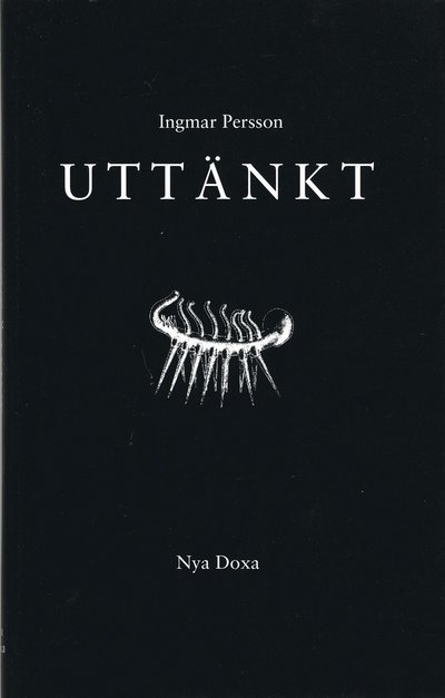 Cover for Ingmar Persson · Uttänkt (Bound Book) (1993)